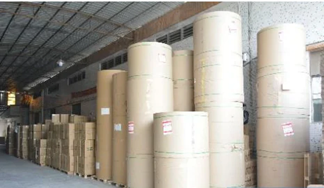 Raw paper storage
